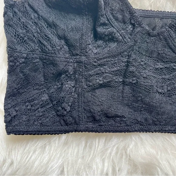 Free People Longline Lace Bralette - Picture 3 of 12